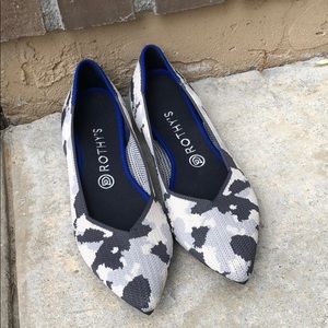 Rothy’s Grey Camo-rare! Pointy